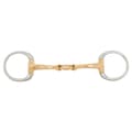 Pikkukuva 1 / 2: Br Kaksoisnivelletty Munapuikko Anatominen Bradoon Soft Contact 10 Mm Sormukset 50 Mm Snaffle Kultainen 12.0 cm