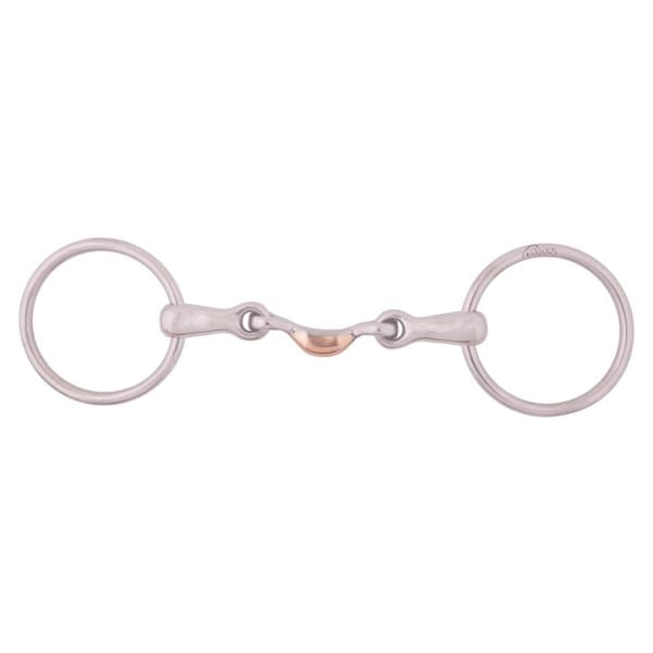 Pessoa Dubbelfogad Lös Ring Snaffle Magic System 14 Mm Silver 13.5 cm
