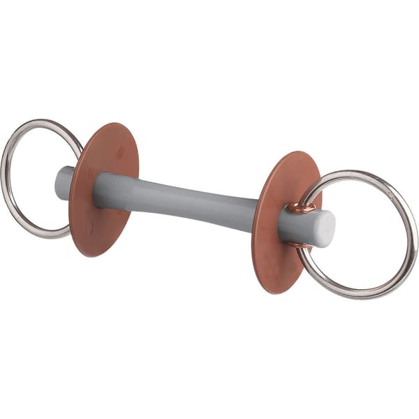 Beris Tunn Mjuk Snaffle Comfort Bar 6 Centimeter Bit Silver 130 mm