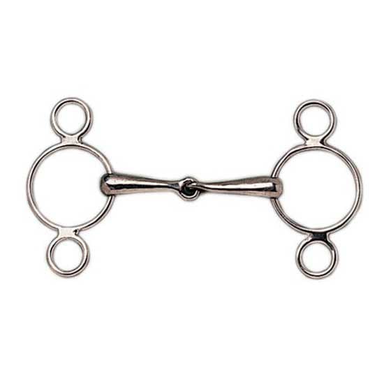 Sefton 3-ring Hul Snaffle Søvfarvet 13.5 cm