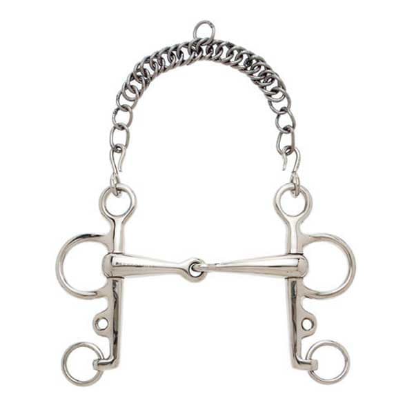 Sefton Enkelledd Medium Munstycke Pelham Silver 13.5 cm