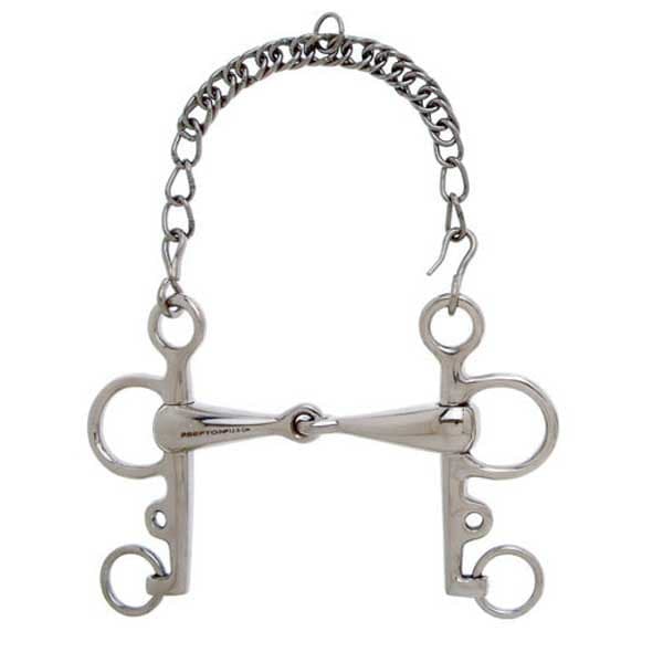 Sefton Enkelled Tjock Munstyckesbit Pelham Silver 13.5 cm