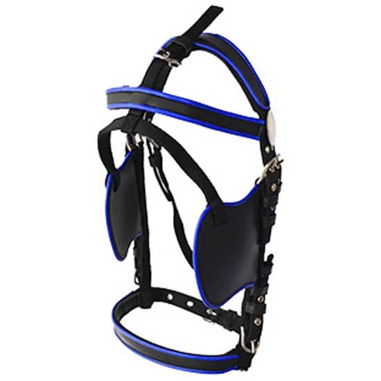 Hispano Hipica Yhden Rintalevyn Ajovaljaat Fussen Nylon/pvc Sininen Cob