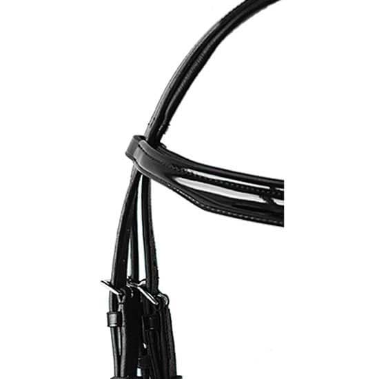 Lexhis Sibyl Bit Canvas Reins Bridle Svart Cob