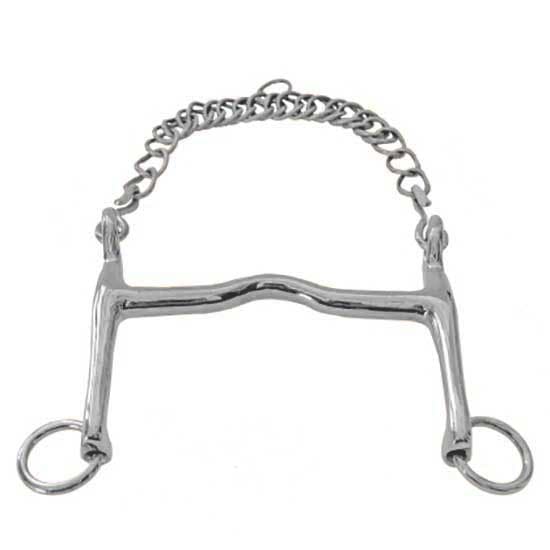 Sefton Kultaratsastussuukappaleen Paksuus Cyprium 12 Mm Bitti Hopeinen 13.5 cm