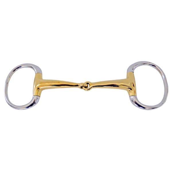 Sefton Kultainen Oliivi-suukappale Cyprium 18 Mm Snaffle Hopeinen 12.5 cm