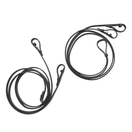 Lexhis Double Rein Bridle Luna Luxe Musta Extra Full