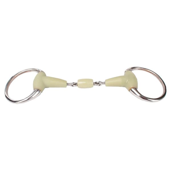 Horka Snaffle Dubble Jointed Eggbutt Apple Flavour 16 Mm Gylden 135 cm
