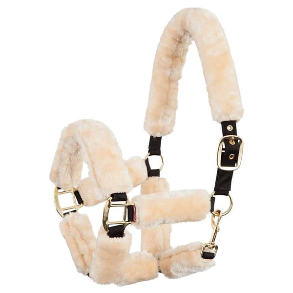 Premiere Päls Med Grimma Velcro Vit Pony