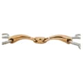 Miniatyrbild 2 av 2: Br Dubbelfogad Snaffle Anatomisk Pessoa Soft Contact 12 Mm Ringar 70 Mm Snaffle Grönt 13.5 cm