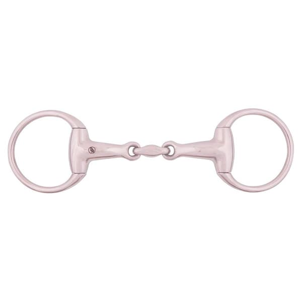 Br Äggbutt Dubbelfogad Snaffle 18 65 Mm Ringar 65 Mm Snaffle Silver 11.5 cm