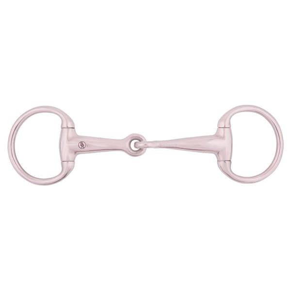 Br Eggbutt Snaffle Enkelfog 16 55 Mm Små Ringar 55 Mm Snaffle Silver 13.5 cm