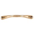 Miniatyrbild 2 av 3: Br Mullen Mouth Snaffle Hög Båge Soft Contact 16 Mm Ringar 65 Mm Snaffle Guld 13.5 cm