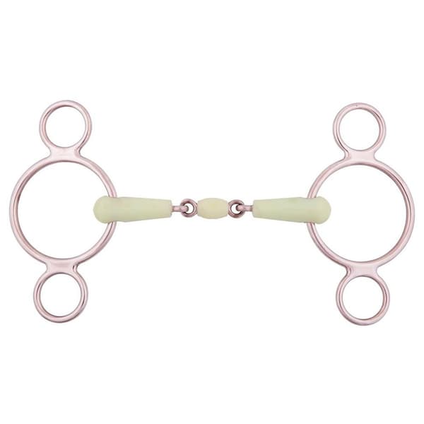 Br Snaffle Ringar Pessoa Apple Mouth 3 18 Mm Snaffle Silver 13.5 cm