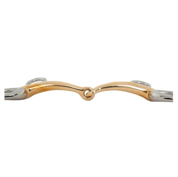 Br Snaffle Soft Contact Anatomic Baucher 16 Mm Snaffle Guld 11.5 cm