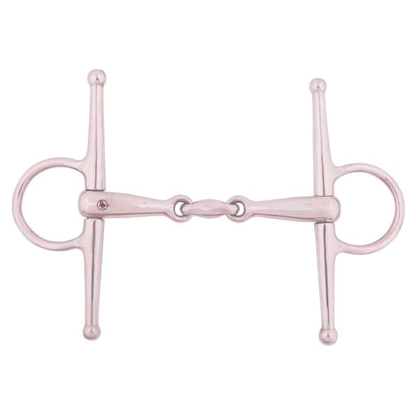Br Dubbelfogad Helkindssnaffle 16 145 Mm Skaft 145 Mm Snaffle Silver 12.5 cm
