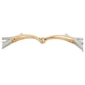 Miniatyrbild 2 av 2: Br Enkelledad Helkindssnaffle Anatomisk Soft Contact 14 Mm Skaft 165 Mm Snaffle Guld 12.5 cm