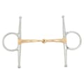 Miniatyrbild 1 av 2: Br Enkelledad Helkindssnaffle Anatomisk Soft Contact 14 Mm Skaft 165 Mm Snaffle Guld 12.5 cm
