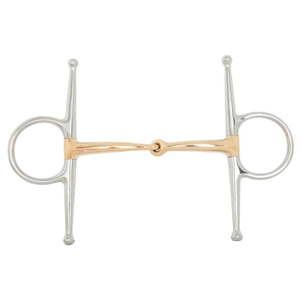 Br Enkelledad Helkindssnaffle Anatomisk Soft Contact 14 Mm Skaft 165 Mm Snaffle Guld 12.5 cm