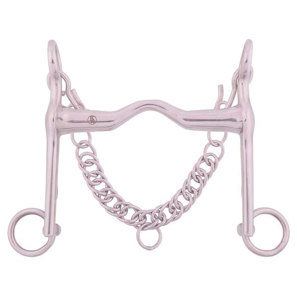 Br Dressyr Weymouth 18 Mm Skaft 140 Mm Snaffle Silver 13.5 cm
