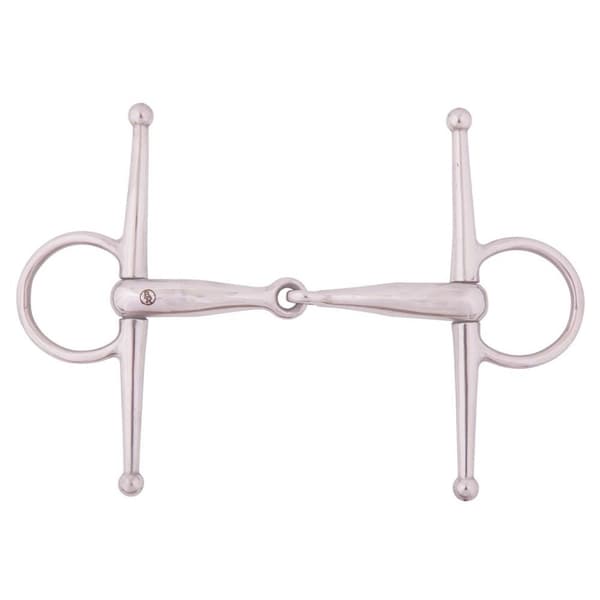 Br Enkelfogad Snaffle Full Cheek 18 Mm Silver 12.5 cm