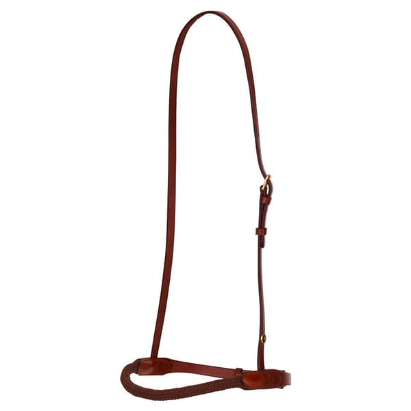 Br Nosband Caveson Rope Guld Full