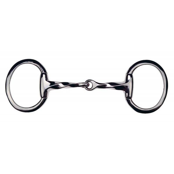Feeling Twisted Spiral Tjock Olivfilé Silver 125 mm