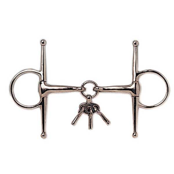 Sefton Full-cheek Mouthing Snaffle Silver 13.5 cm