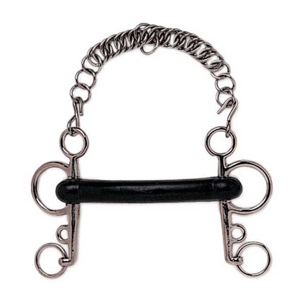 Sefton Pelhamhard Rubber Mullen-suukappale Hopeinen 12.5 cm