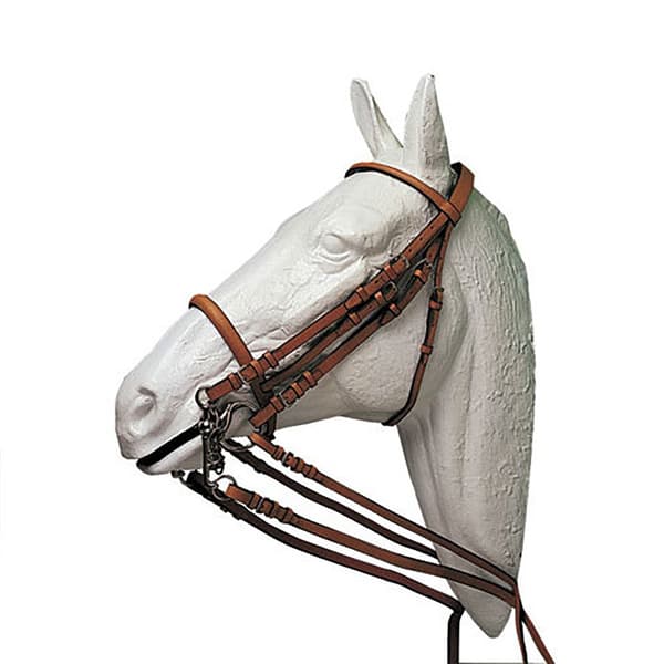 Hispano Hipica Dobbelt Trens Zita Beige Full