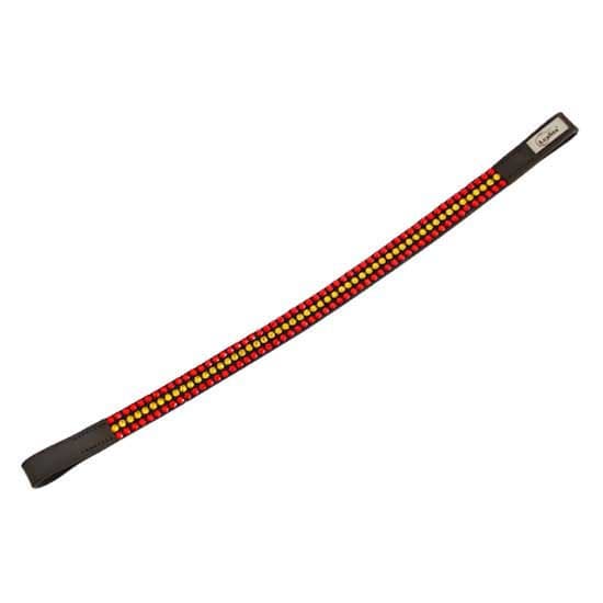 Lexhis Engelsk Spanien Flag Bredt Bridle Pandebånd 2018/1 Brun Full