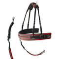 Miniatyrbillede 3 af 3: Lexhis Køresele Med Enkelt Brystplade Hanover Nylon/pvc Sort Full