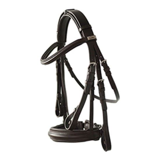 Lexhis Double Rein Bridle Luna Ruskea Extra Full