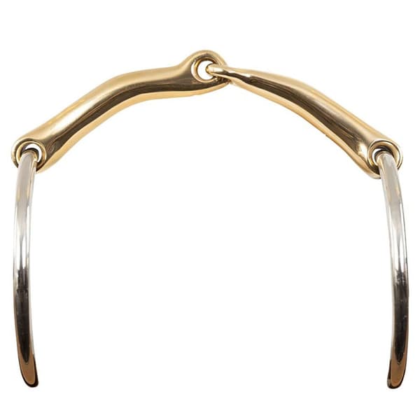 Br Snaffle Loose Ring 12 Mm Soft Contact Single Jointed Guld 11.5 cm