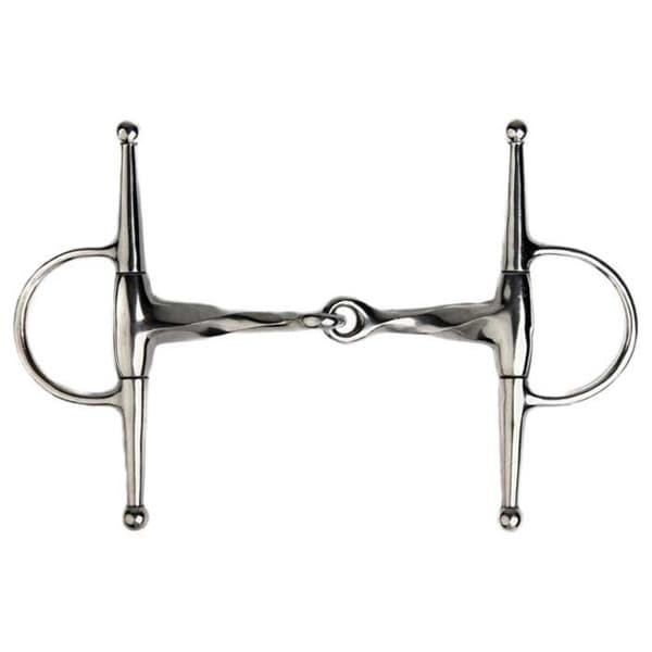 Metalab Twisted Needle Snaffle 17 Mm Silver 135 mm