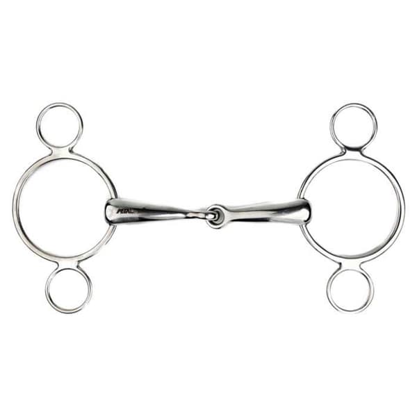 Metalab Justerbar Snaffle 18 Mm Silver 125 mm