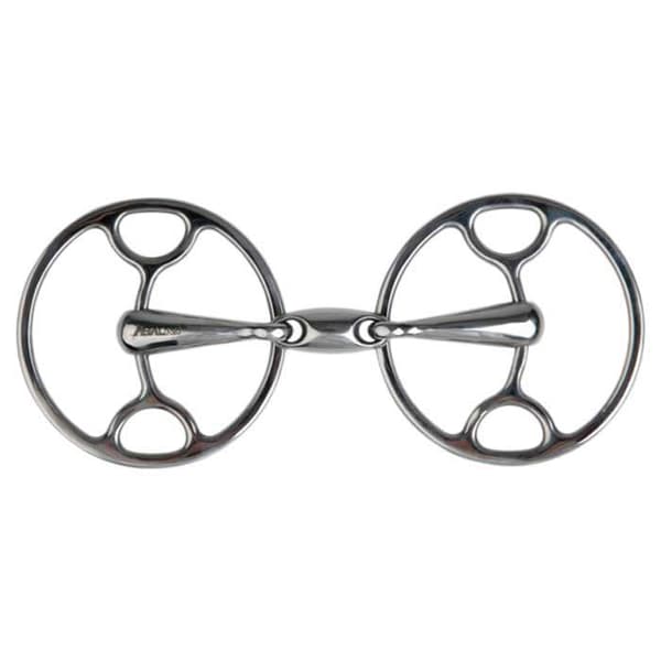 Metalab Snaffle Med Glidende Mund Søvfarvet 135 mm