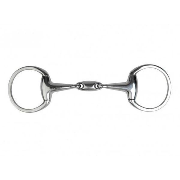 Metalab Double Joint Snaffle Olive 19 Mm Hopeinen 125 mm