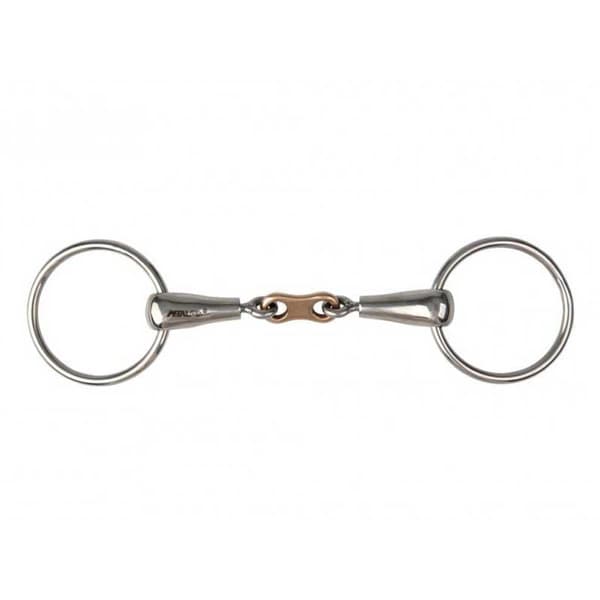 Metalab Snaffle Pinchless Bristol Silver 135 mm