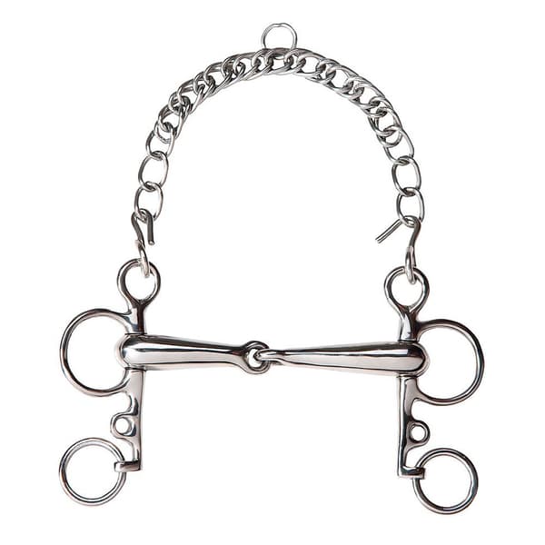 Feeling Ihålig Match Pelham Bit Med Port 110 Mm Silver 125 mm