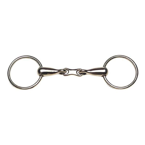 Feeling Double Break Snaffle Bristol Søvfarvet 125 mm
