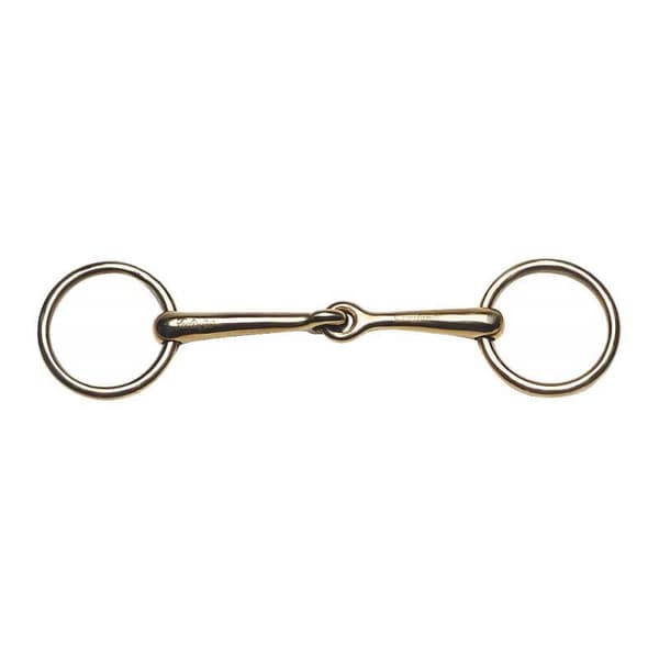 Feeling Fläns Snaffle Cyprium Guld 135 mm