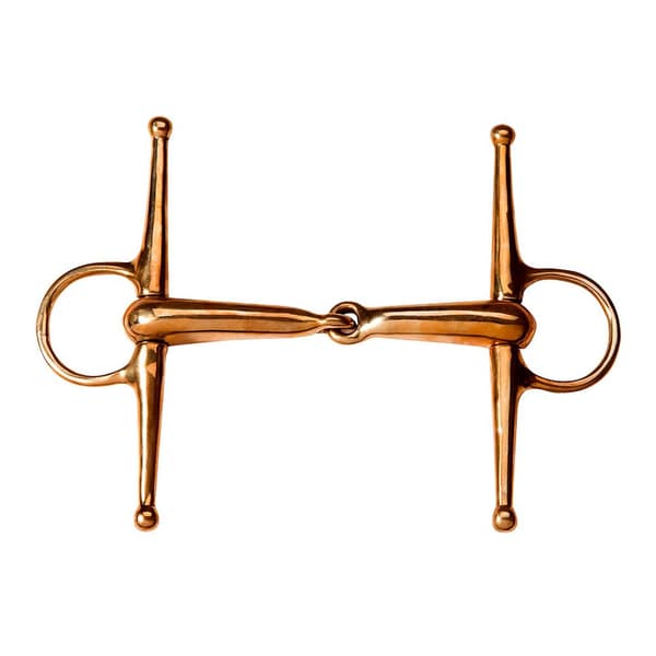 Feeling Full Cheek Hollow Snaffle Cyprium Gylden 135 mm