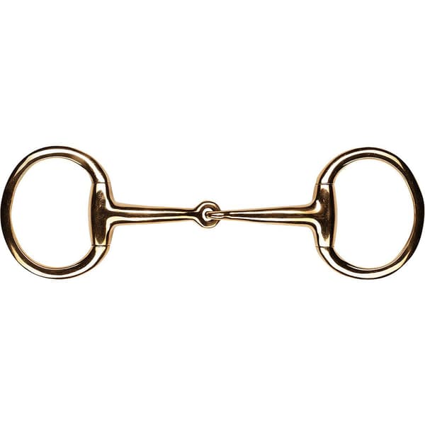 Feeling Ohut Kiinteä Snaffle Cyprium Kultainen 135 mm