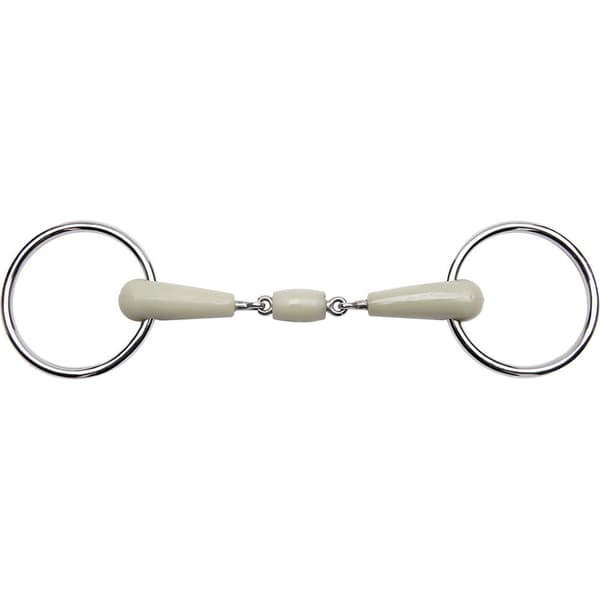 Feeling Double Break Snaffle Flexi Silver 125 mm
