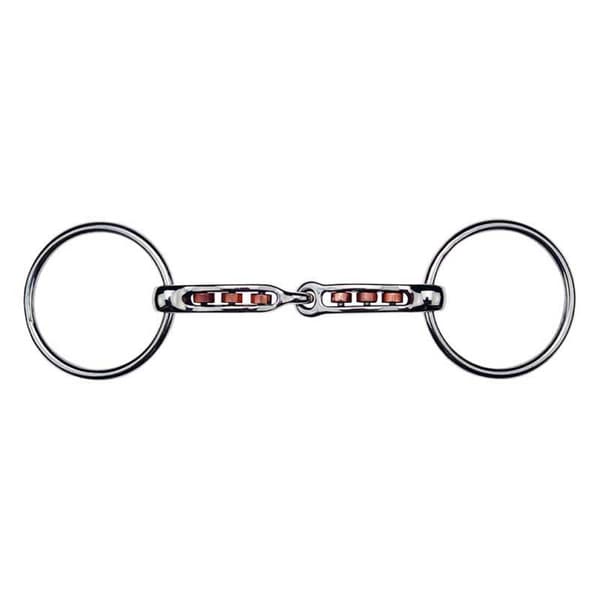 Feeling Solid Snaffle I Rostfritt Stål Mac Genis Silver 135 mm