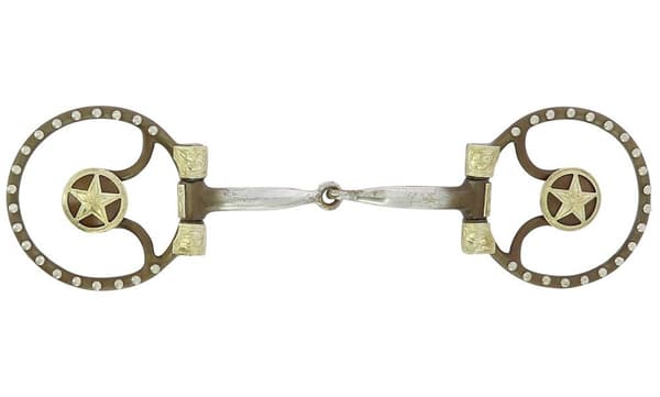Feeling Western Snaffle Show Gylden 125 mm