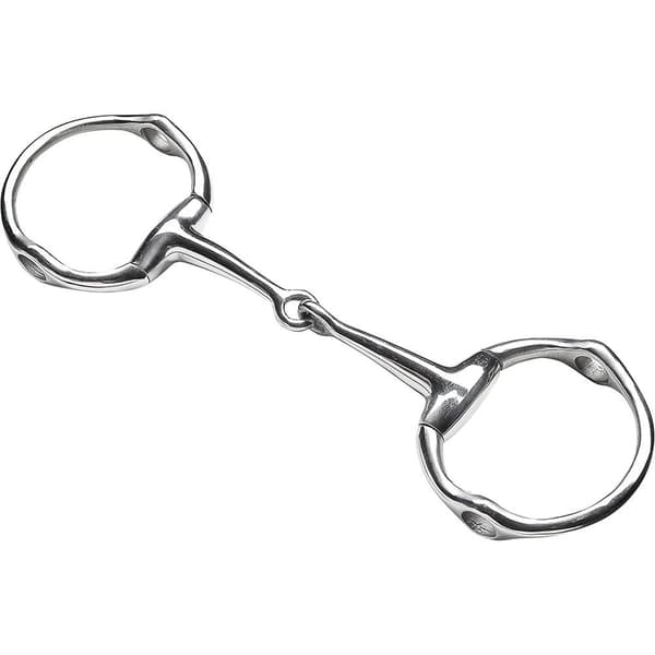 Feeling Rostfritt Stål Lift Olive Snaffle Silver 135 mm