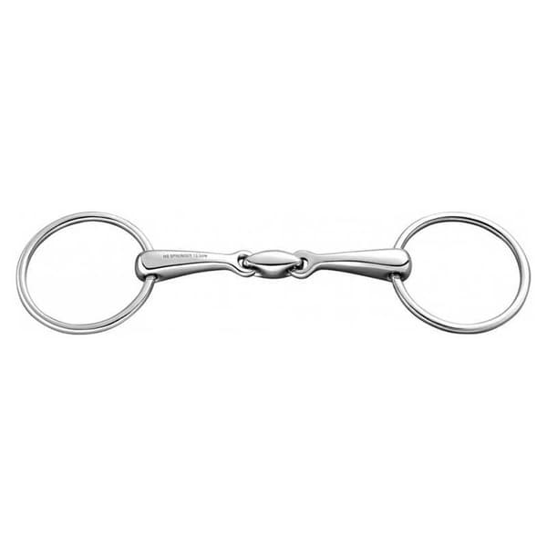 Sprenger Dubbel Brytning 16 Mm 2 Ringar Snaffle Silver 135 mm