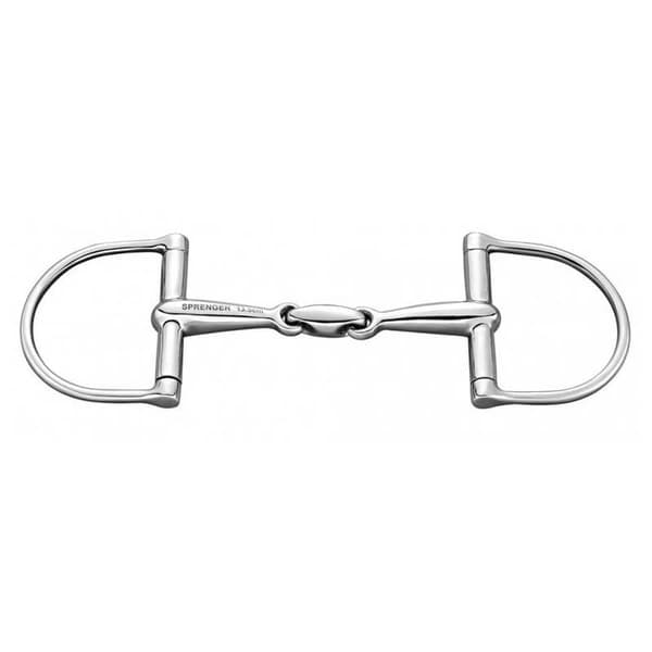 Sprenger 16 D Verdun Dobbelt Pause D Verdun Snaffle Søvfarvet 125 mm